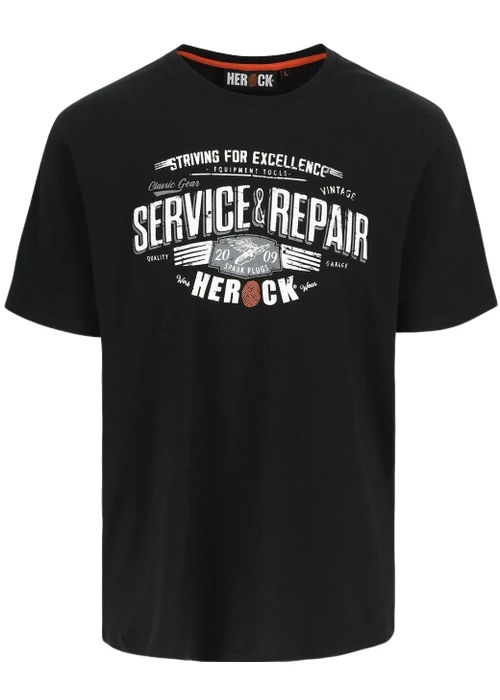 Herock Garage márkázott pamut póló