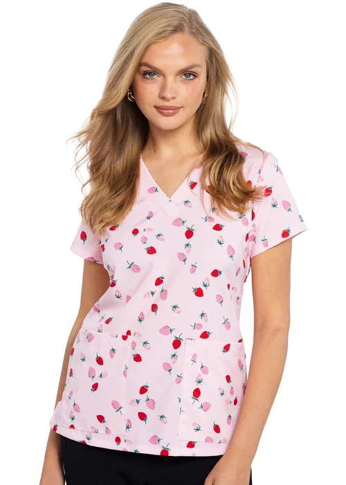 Med Couture Strawberry kórházi tunika