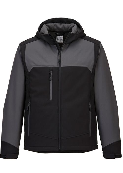 KX3 kapucnis Softshell kabát