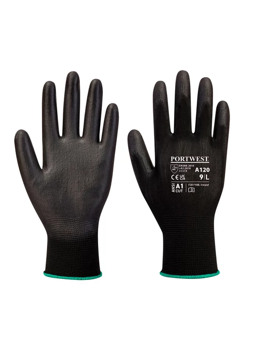 PU tenyérmártott védőkesztyű 