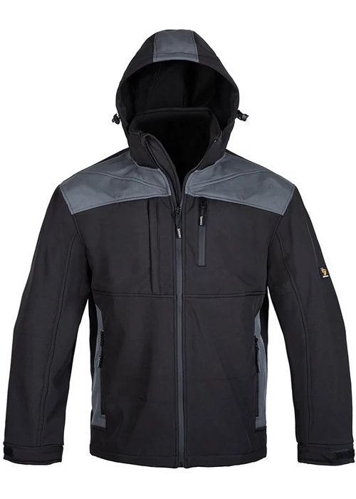 Voyger kapucnis softshell kabát