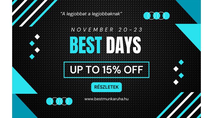 Best Days akciós napok.
